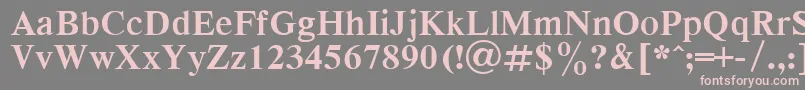 Respect7 Font – Pink Fonts on Gray Background