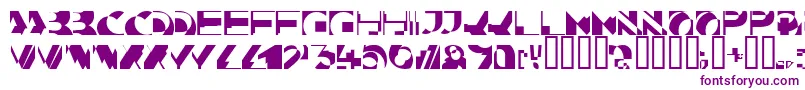 Kahunacapsssk-fontti – violetit fontit