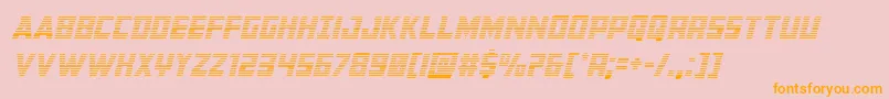 Buchanangradital Font – Orange Fonts on Pink Background