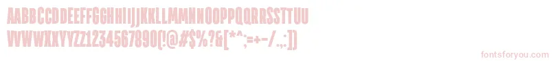 TtdirectorsdemoblRegular-Schriftart – Rosa Schriften auf weißem Hintergrund