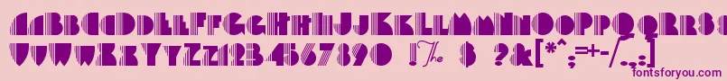 Подробнее о шрифте Backstag Шрифт Backstag – фиолетовые шрифты на розовом фоне