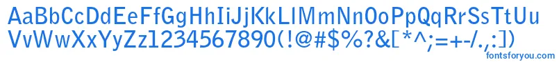 BellgothicstdBold Font – Blue Fonts on White Background