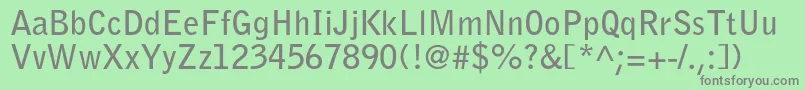 BellgothicstdBold Font – Gray Fonts on Green Background