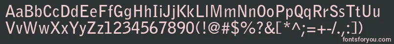 BellgothicstdBold Font – Pink Fonts on Black Background