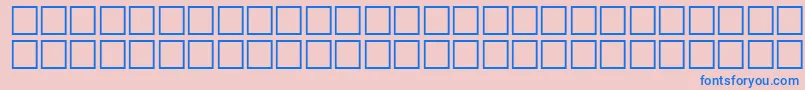 HeshamGhornItalic Font – Blue Fonts on Pink Background