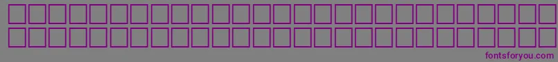 HeshamGhornItalic Font – Purple Fonts on Gray Background