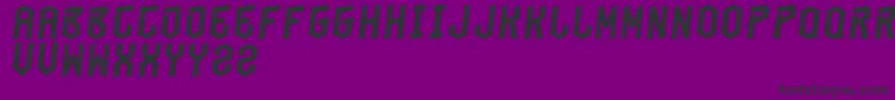 フォントBeungeutSia – 紫の背景に黒い文字