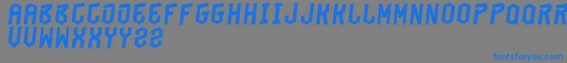 BeungeutSia Font – Blue Fonts on Gray Background