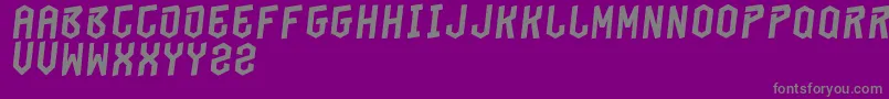 BeungeutSia Font – Gray Fonts on Purple Background