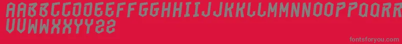 BeungeutSia Font – Gray Fonts on Red Background