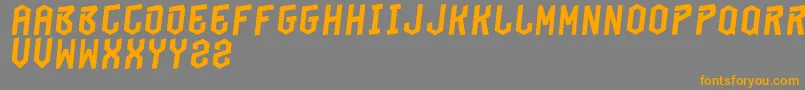Weitere Informationen zur BeungeutSia-Schriftart BeungeutSia-Schriftart – Orangefarbene Schriften auf grauem Hintergrund