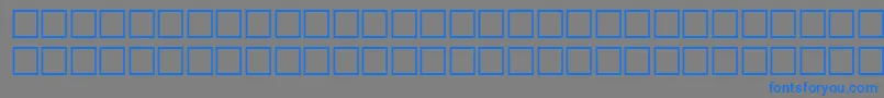 NeglectRegular Font – Blue Fonts on Gray Background