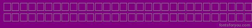 フォントNeglectRegular – 紫の背景に灰色の文字