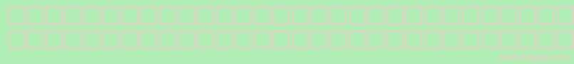 NeglectRegular Font – Pink Fonts on Green Background