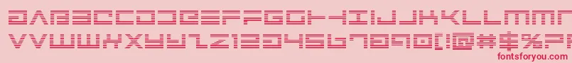 Avengergrad Font – Red Fonts on Pink Background