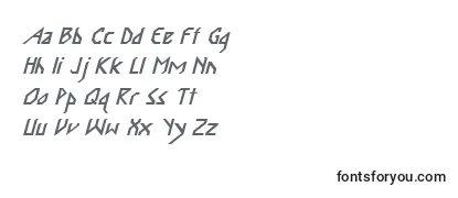 InkaBodItalic-fontti