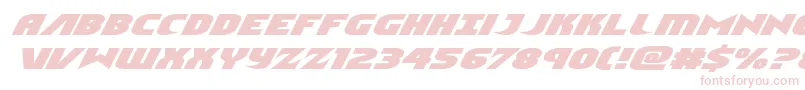 Ninjagardenexpandital Font – Pink Fonts on White Background