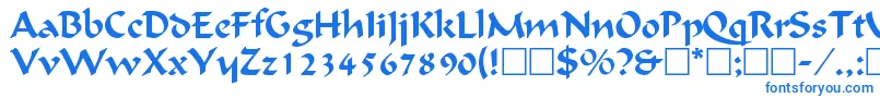 CalligraphicRegular-fontti – siniset fontit