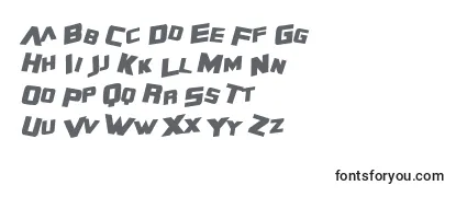 SfZeroGravityCondensedBoldItalic-fontti