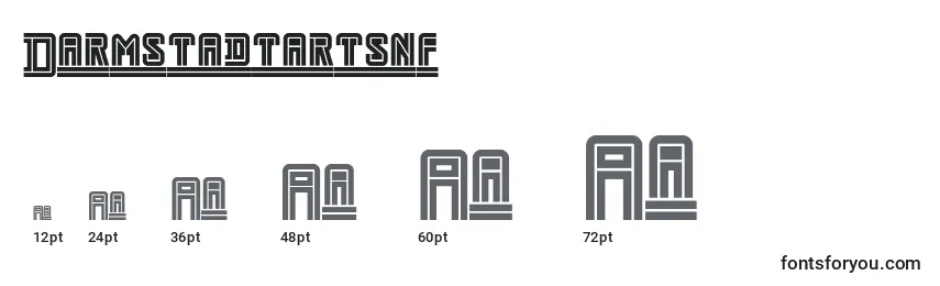 Darmstadtartsnf (91572) Font Sizes