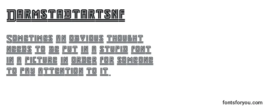 Обзор шрифта Darmstadtartsnf (91572)
