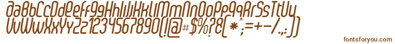 SenziBoldItalic Font – Brown Fonts