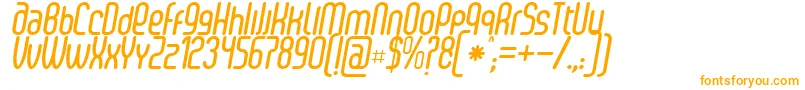 SenziBoldItalic Font – Orange Fonts