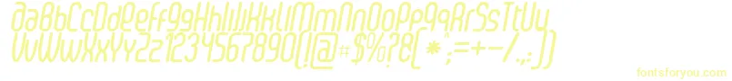 SenziBoldItalic Font – Yellow Fonts