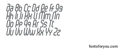Обзор шрифта SenziBoldItalic