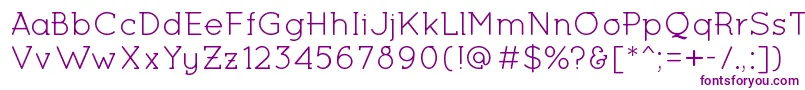 MiltonKeynesRegular Font – Purple Fonts on White Background