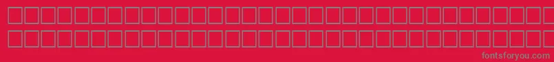 Odsfwf Font – Gray Fonts on Red Background