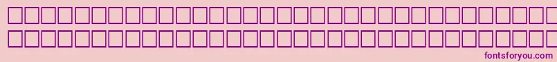 Odsfwf Font – Purple Fonts on Pink Background
