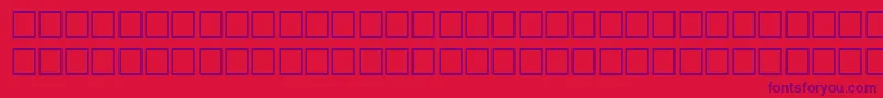 Odsfwf Font – Purple Fonts on Red Background