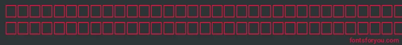 Odsfwf Font – Red Fonts on Black Background