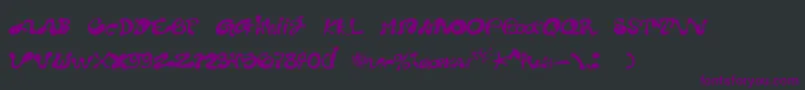 Pota Font – Purple Fonts on Black Background