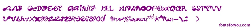 More about Pota Font Pota Font – Purple Fonts on White Background