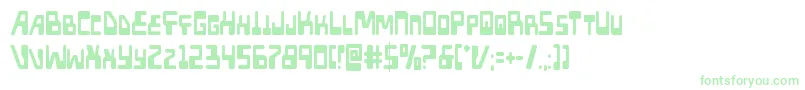 Шрифт Xpedcond – зелёные шрифты