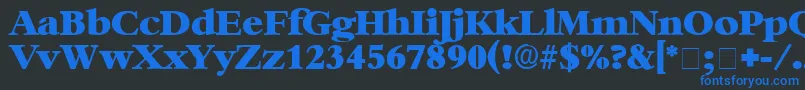 More about IngenueDisplaySsi Font IngenueDisplaySsi Font – Blue Fonts on Black Background