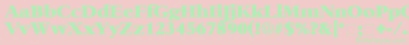 More about IngenueDisplaySsi Font IngenueDisplaySsi Font – Green Fonts on Pink Background