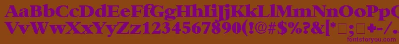 More about IngenueDisplaySsi Font IngenueDisplaySsi Font – Purple Fonts on Brown Background