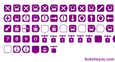 Metrofont font – Purple Fonts