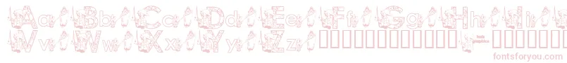 KgFisherman-Schriftart – Rosa Schriften