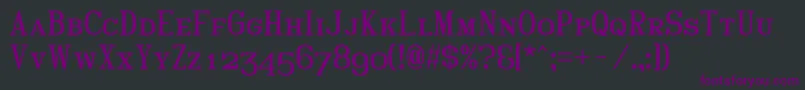 Hindscap Font – Purple Fonts on Black Background