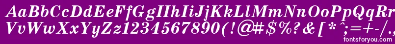 SchoolBoldItalic.001.001 Font – White Fonts on Purple Background