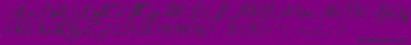 JellykaDeliciousCake Font – Black Fonts on Purple Background