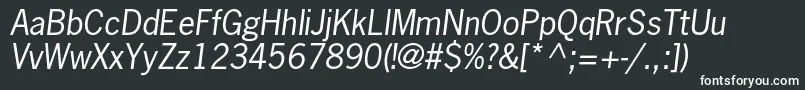 NewsgothicstdOblique Font – White Fonts