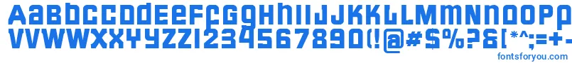 Шрифт FormulaU – синие шрифты