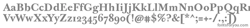 Шрифт JbaskervilletmedBold – серые шрифты