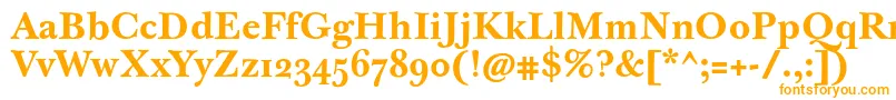 Шрифт JbaskervilletmedBold – оранжевые шрифты