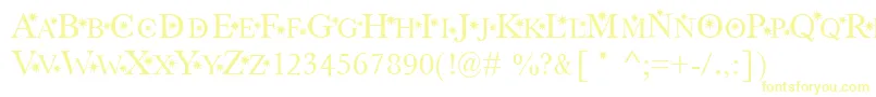 StarHound-fontti – keltaiset fontit